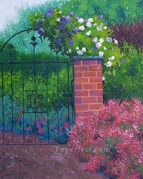 Garden Painting - yxf045bE impressionism garden